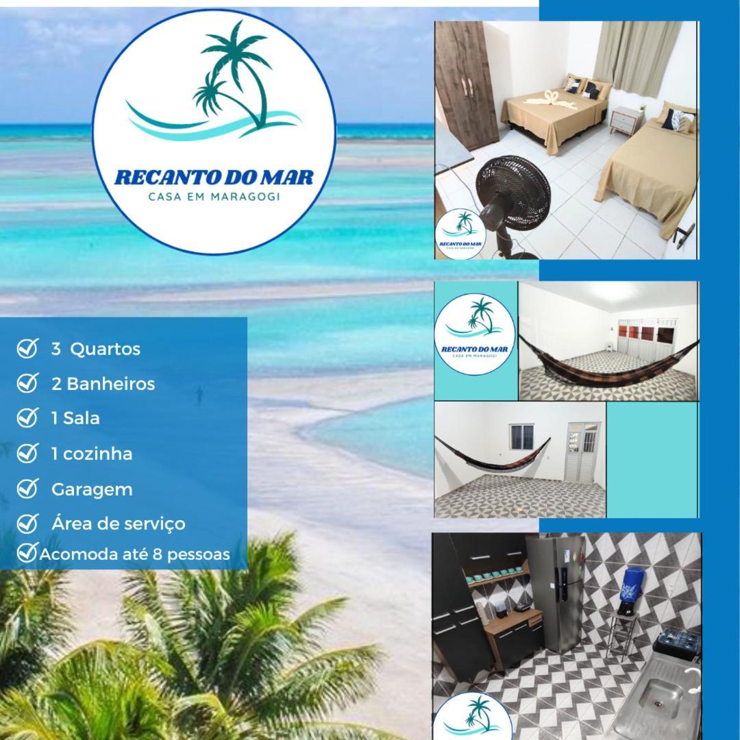 Recanto Do Mar- Casa Em Maragogi Eksteriør bilde